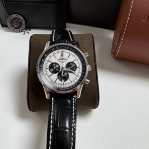 Breitling Navitimer - Couro Preto