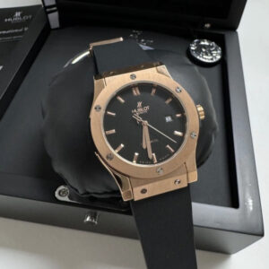Hublot Classic - Preto/ Rose