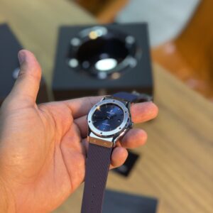 Hublot Classic- Prata/Azul