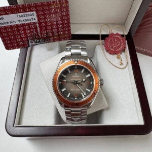 Omega Seamaster- Laranja/Cinza