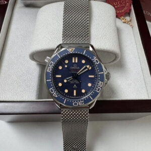 Omega Seamaster- Azul/Bege