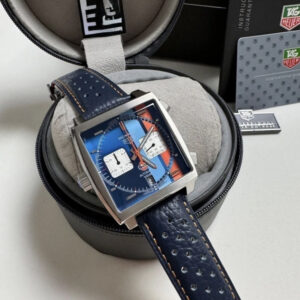 Tag Heuer Monaco - Couro azul