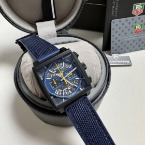 Tag Heuer Monaco - Preto/ Azul